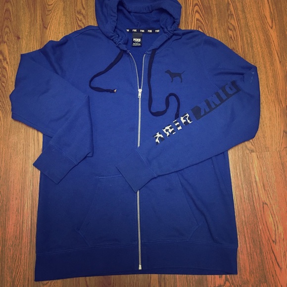 royal blue pink sweater